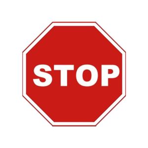 BFT "Stop" Sign